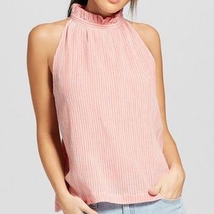 UNIVERSAL THREAD pink high neck tank